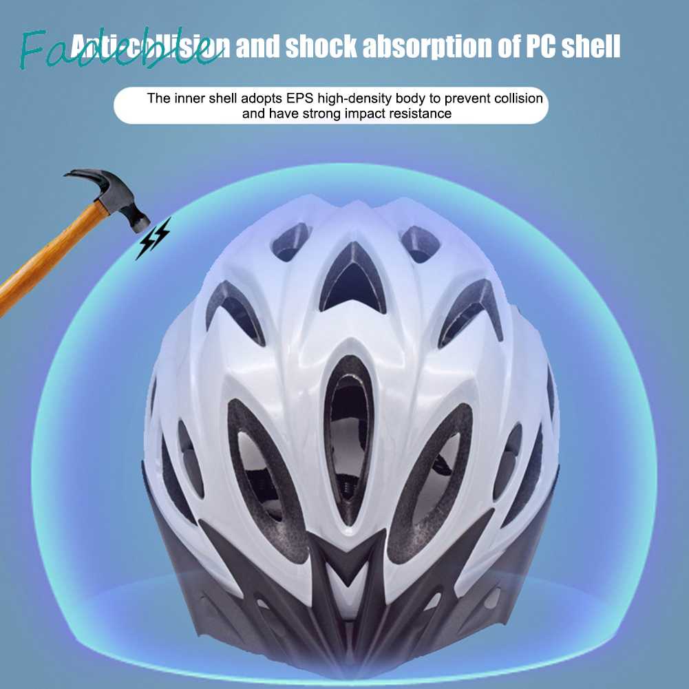 Mũ Bảo Hiểm Thoáng Khí Chống Va Chạm Có Đèn Đuôi Xe Đạp