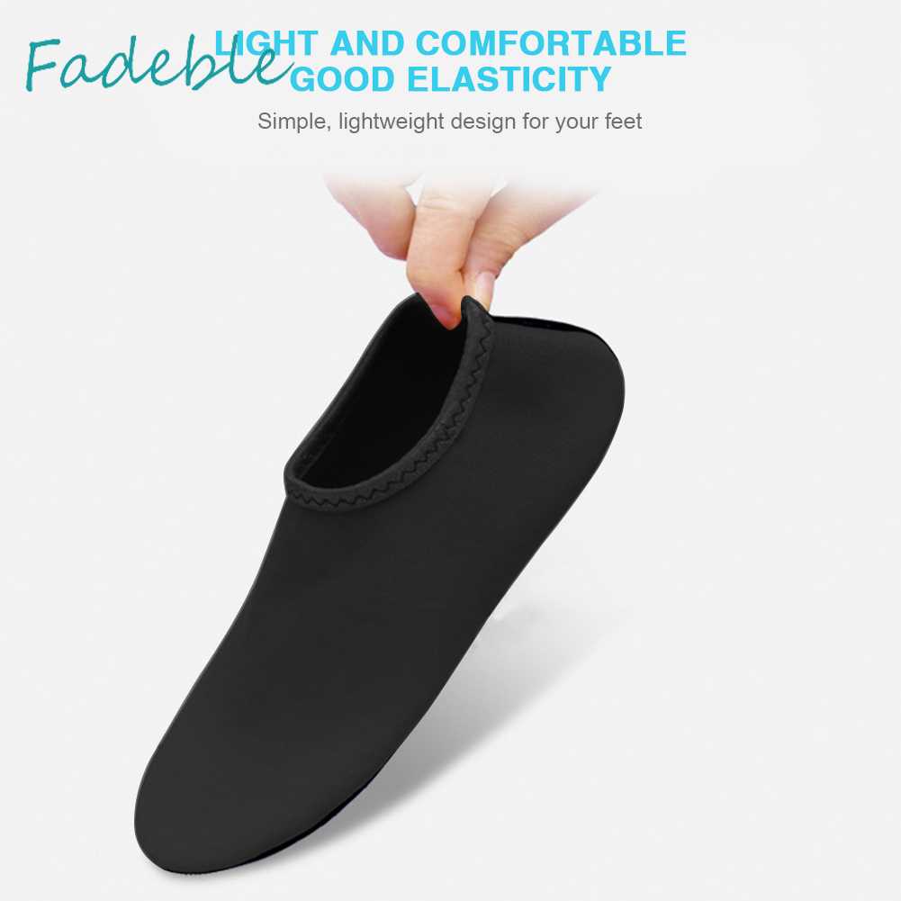 Giày Lặn Biển Màu Sắc Tinh Khiết Chống Trượt Thời Trang Mùa Hè Cho Nam Và Nữ