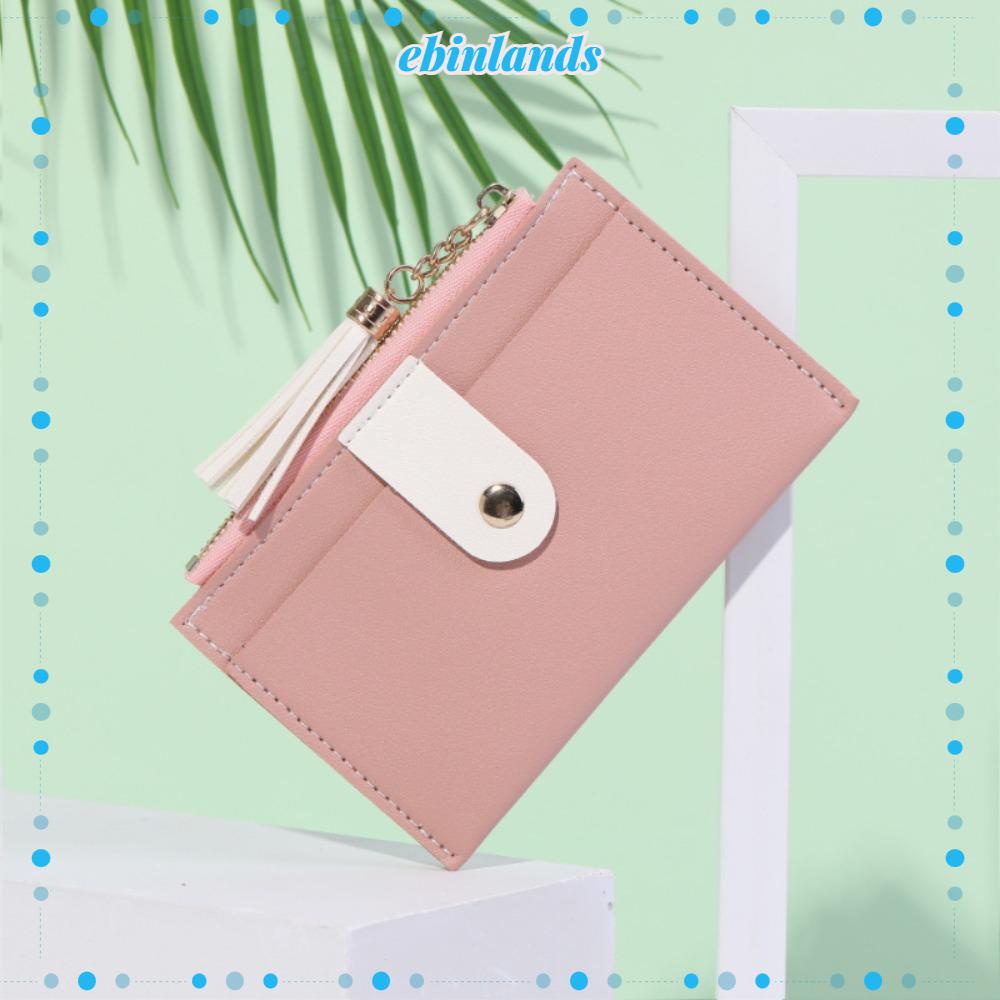 Ví Nhỏ Màu Trơn Đựng Thẻ Tín Dụng