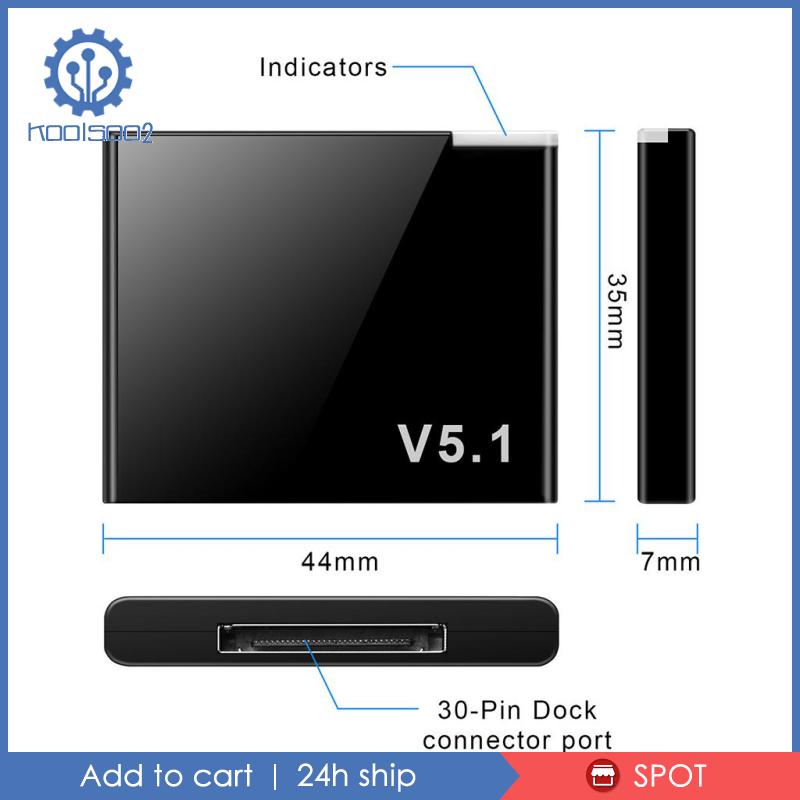 Thiết Bị Nhận Tín Hiệu Bluetooth Koolsoo2 Cho Loa 30 Analog Màu Đen