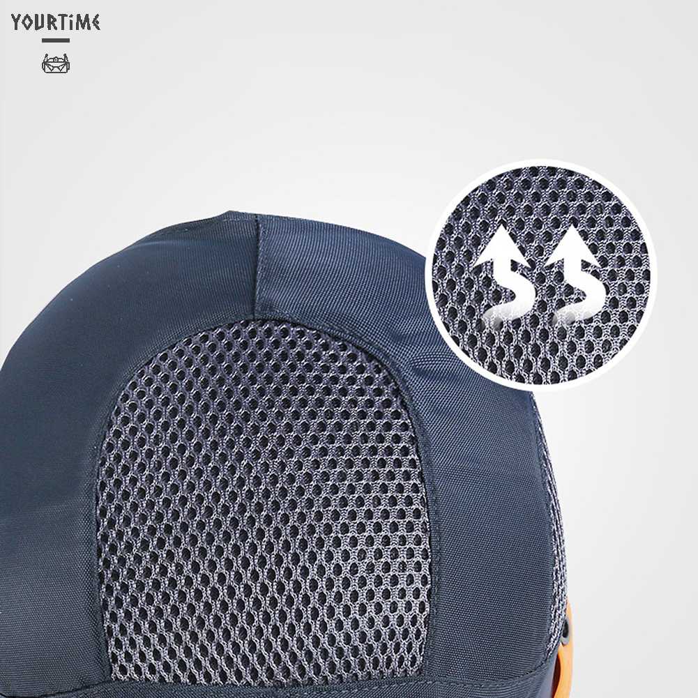 Mũ Lưỡi Trai Kẻ Sọc Phản Quang Siêu Nhẹ Chống Va Chạm