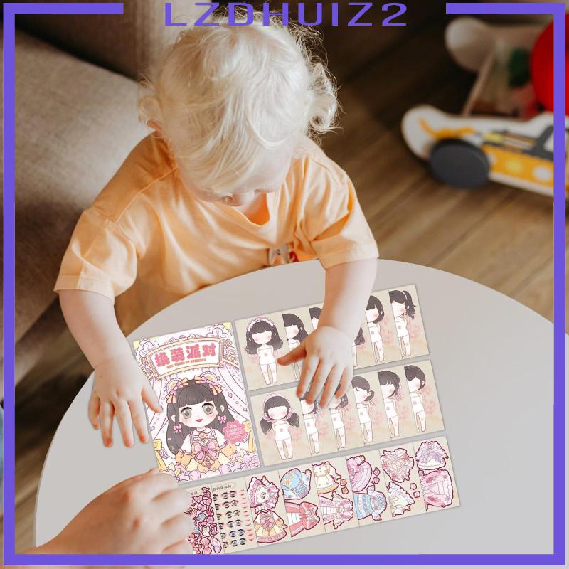 Nhãn Dán Trang Trí Hình Công Chúa Dành Cho Trẻ Em