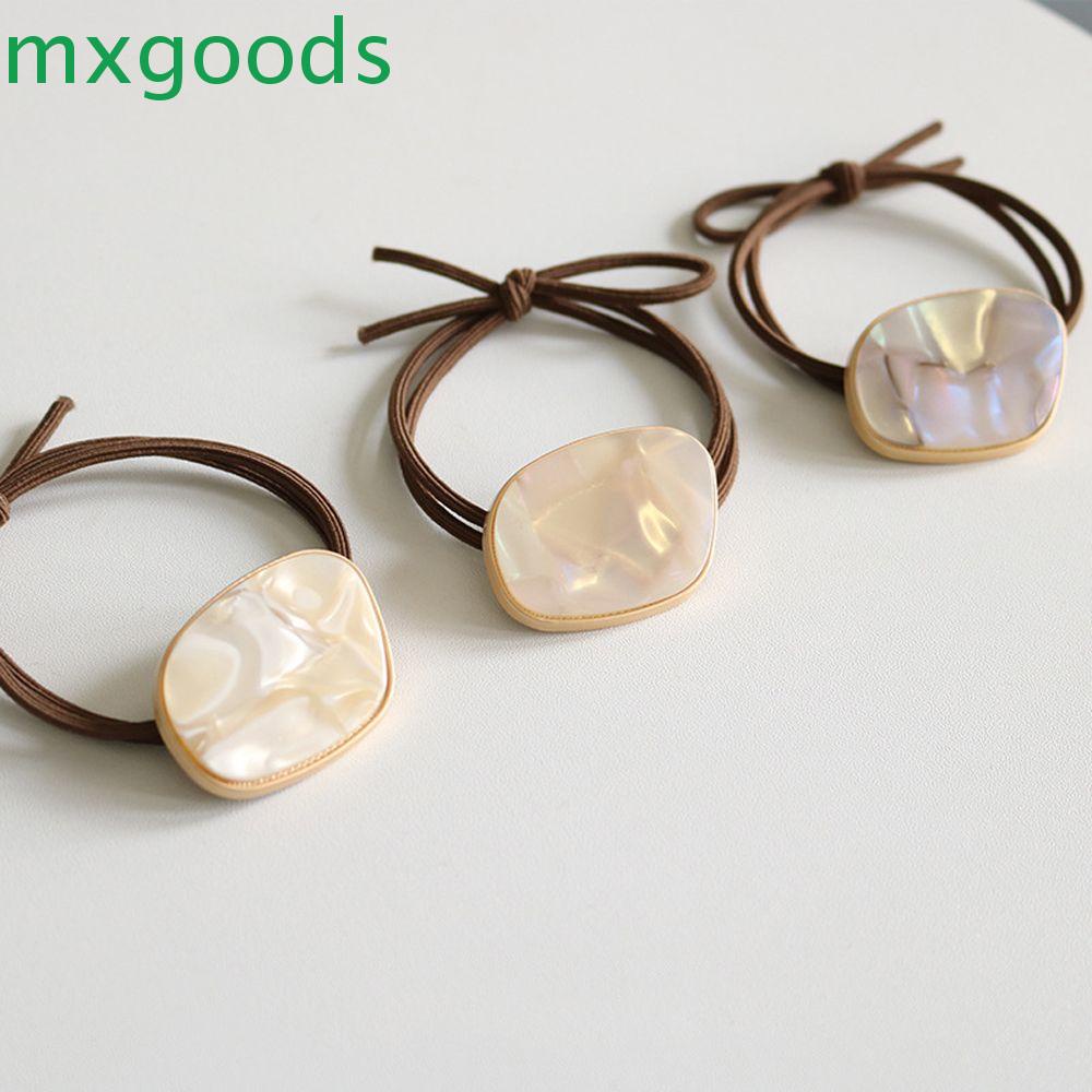 Dây Buộc Tóc Đuôi Ngựa Co Giãn Phong Cách Retro Vintage Cho Nữ MXGOODS