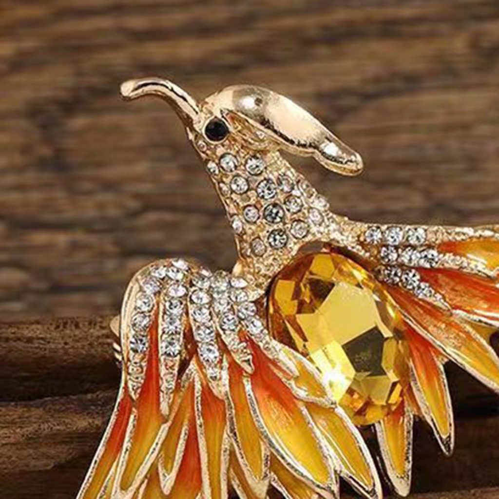 Ghim Cài Áo Đính Đá Thiết Kế Tinh Tế Thời Trang Cho Nữ