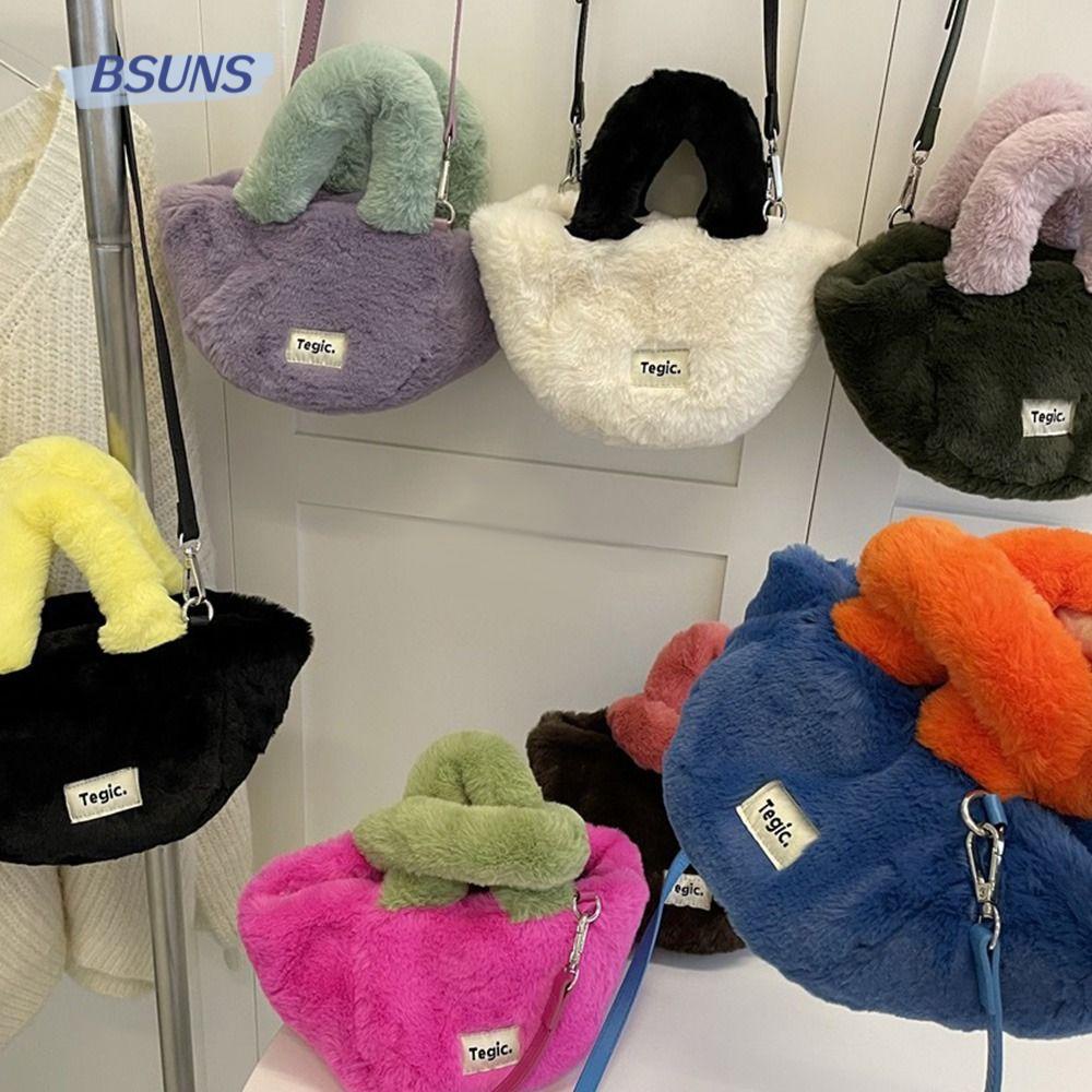 Túi Xách Đeo Cổ Tay Phủ Lông Thời Trang Cao Cấp