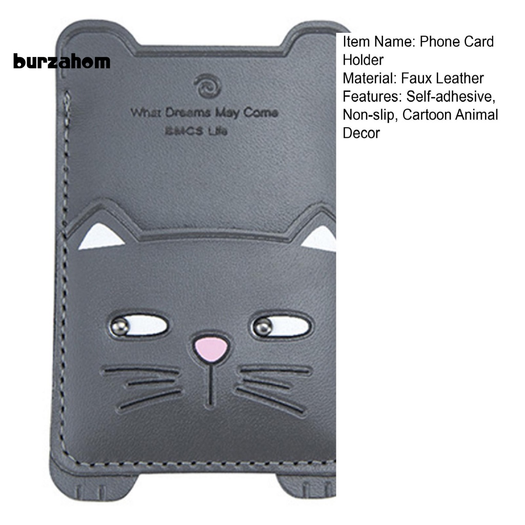 Ốp Điện Thoại Có Ngăn Đựng Thẻ Họa Tiết Hoạt Hình Dễ Thương