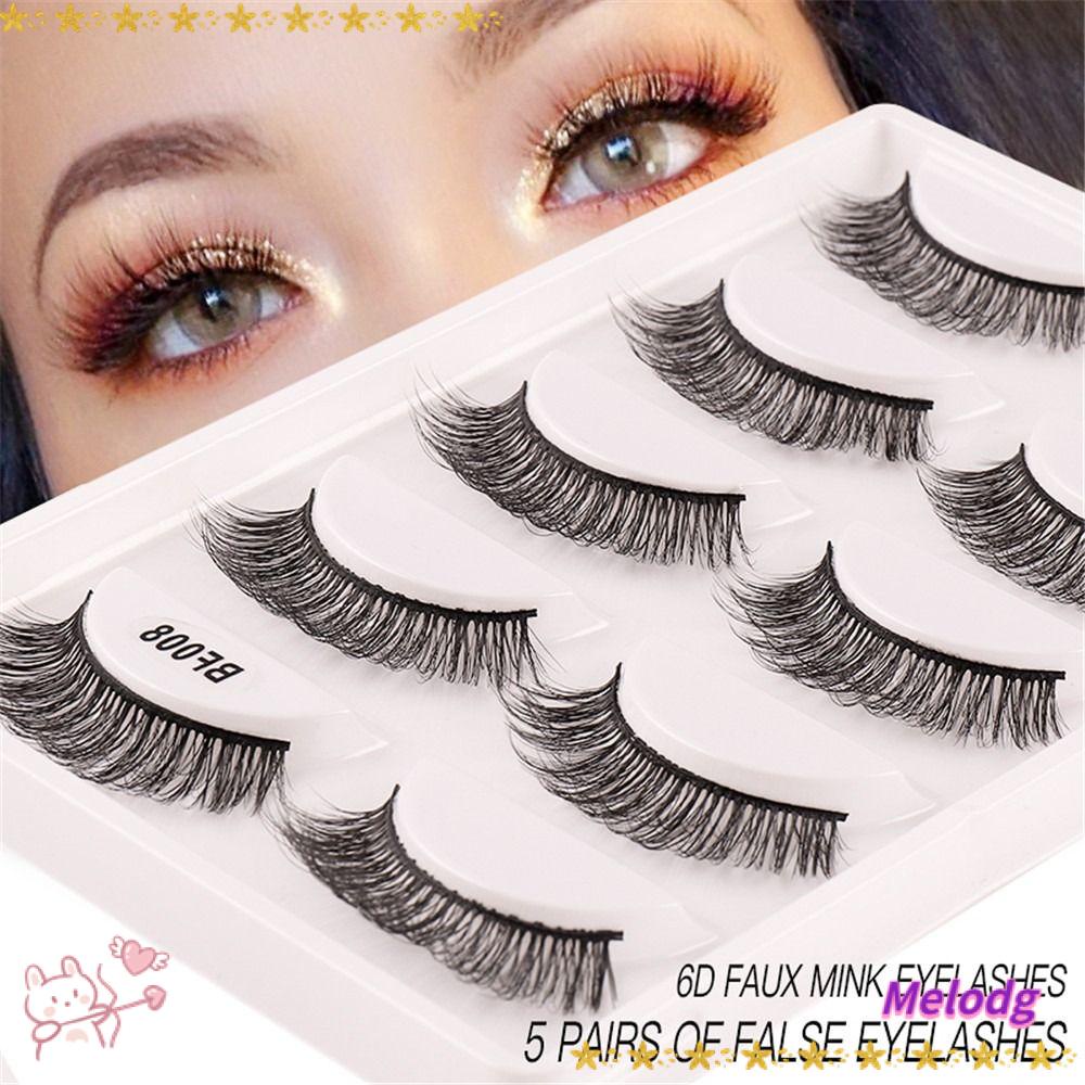 Bộ 10 Cặp Lông Mi Giả Mềm 6D Dành Cho Nữ