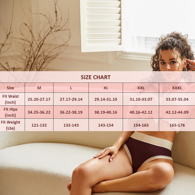 Take Talk Quần Lót Nữ Lưng Cao Không Đường May Thoải Mái Nhiều Cỡ M-XXXL