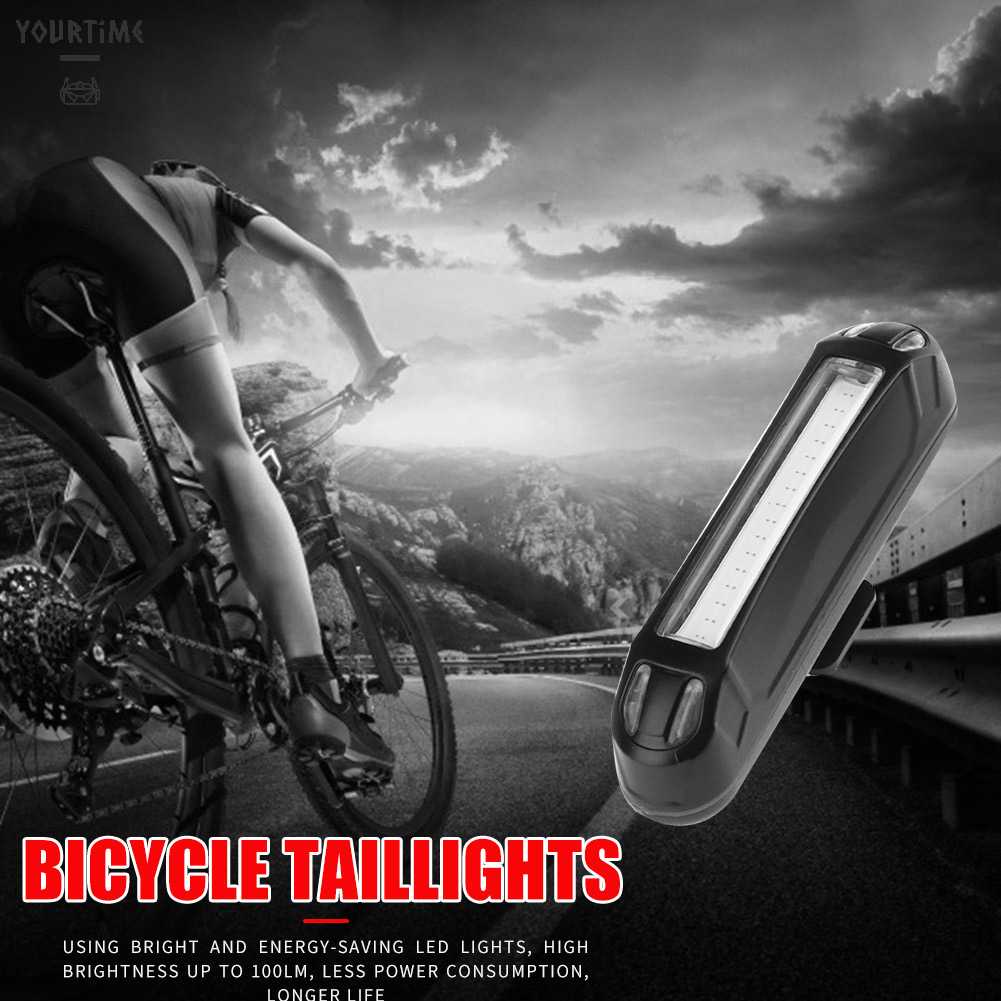 Đèn LED Đuôi Xe Đạp Có Thể Sạc Lại Qua Cổng USB