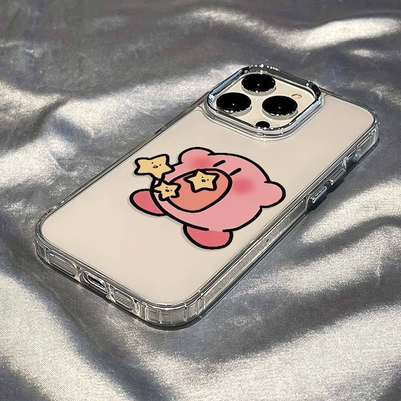 ✅Ốp Điện Thoại Dẻo Họa Tiết Ngôi Sao Kirby / max813 Chống Sốc Cho Iphone 7 12Plus 11 14pro VYS4