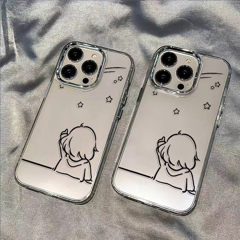 ✅Ốp Điện Thoại Dẻo Họa Tiết Cô Gái Độc Đáo Chống Sốc Cho Iphone12 / 1114pro 13 max7 Plus8