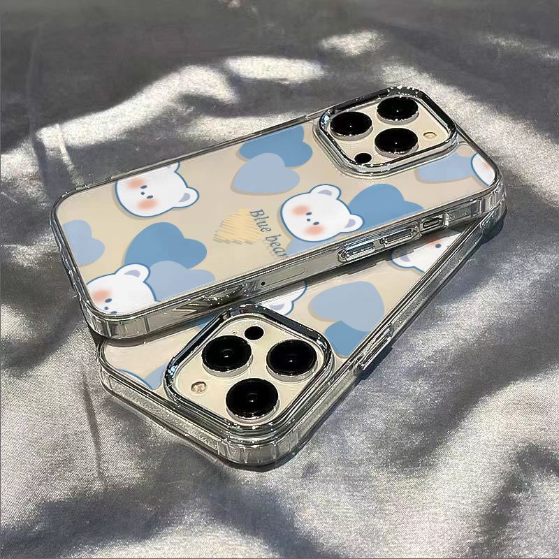 ✅Ốp Điện Thoại Mềm Chống Sốc In Hình Gấu Cho Iphone 11 8 Plus 14 Pro Max 12 713 P6CV