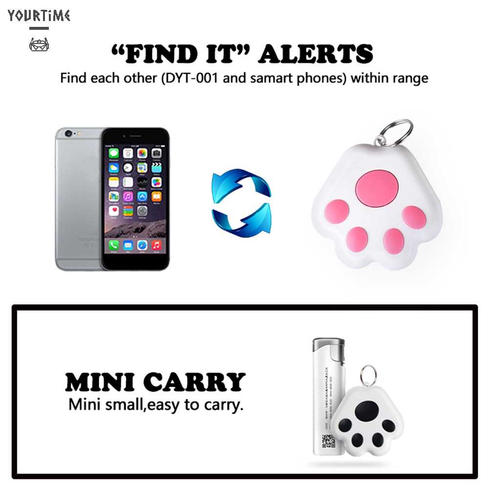 Móc Khóa Thông Minh Có Định Vị GPS Chống Thất Lạc Cho Thú Cưng