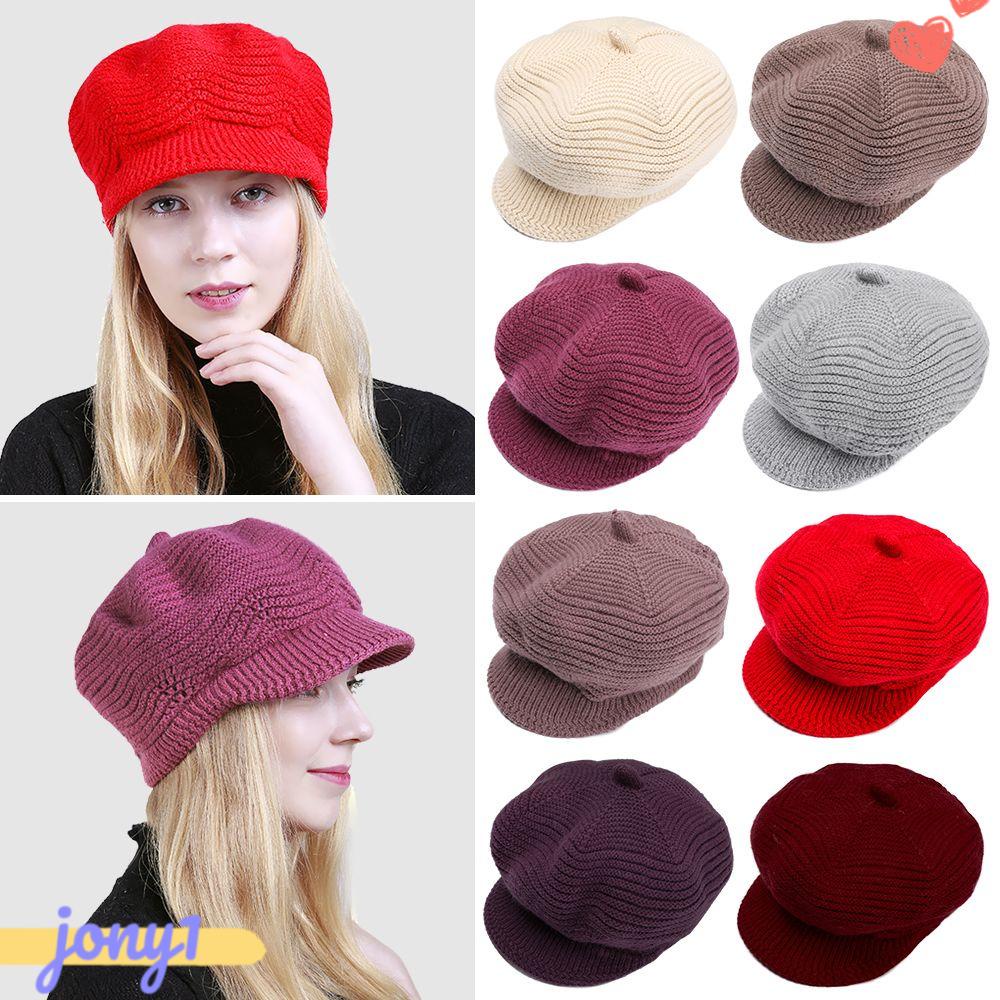 Mũ Beanie Dệt Kim Dày Dặn Giữ Ấm Mùa Đông