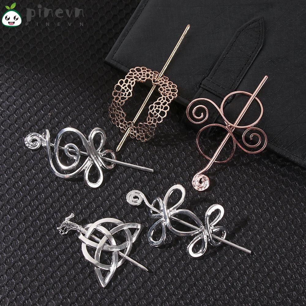 Trâm Cài Tóc Bằng Kim Loại Phong Cách Viking Thời Trang Dành Cho Nữ