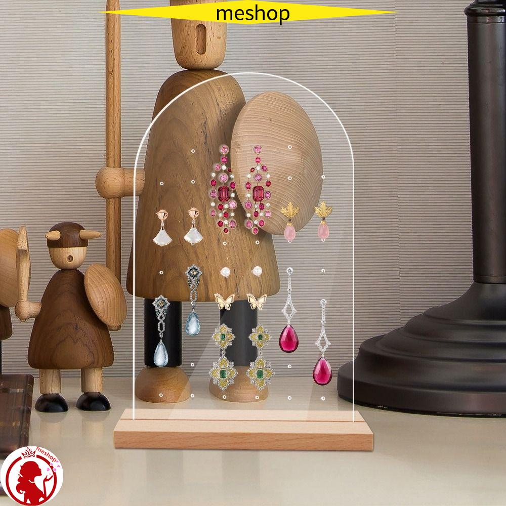 Set 2 Giá Đỡ Trưng Bày Bông Tai DIY Trong Suốt