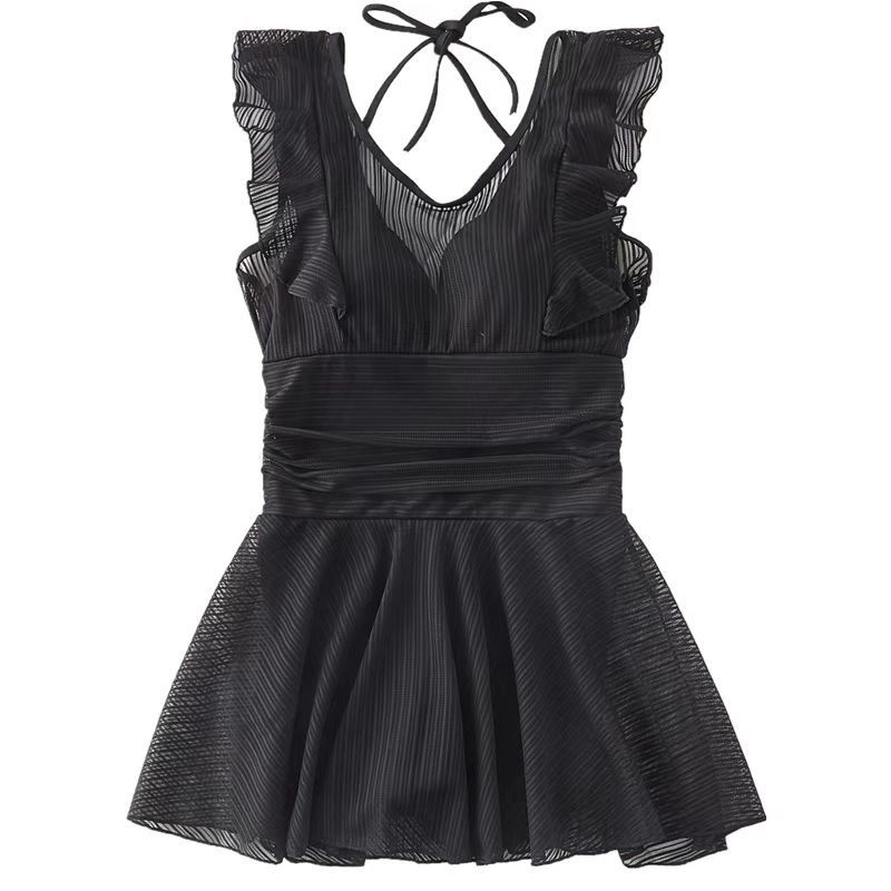 Đồ Bơi Một Mảnh Ôm Eo Che Bụng Phối Ren Gợi Cảm Cho Nữ