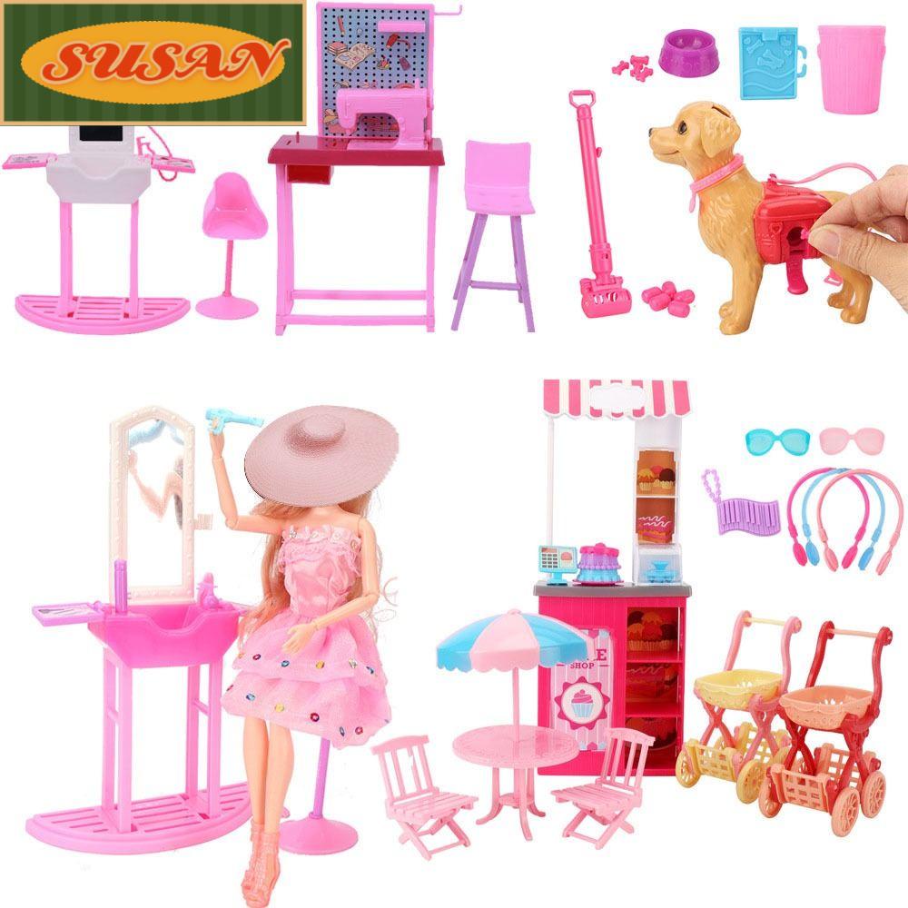 1 Bộ Mô Hình Chó Mèo Trang Trí Nhà Búp Bê