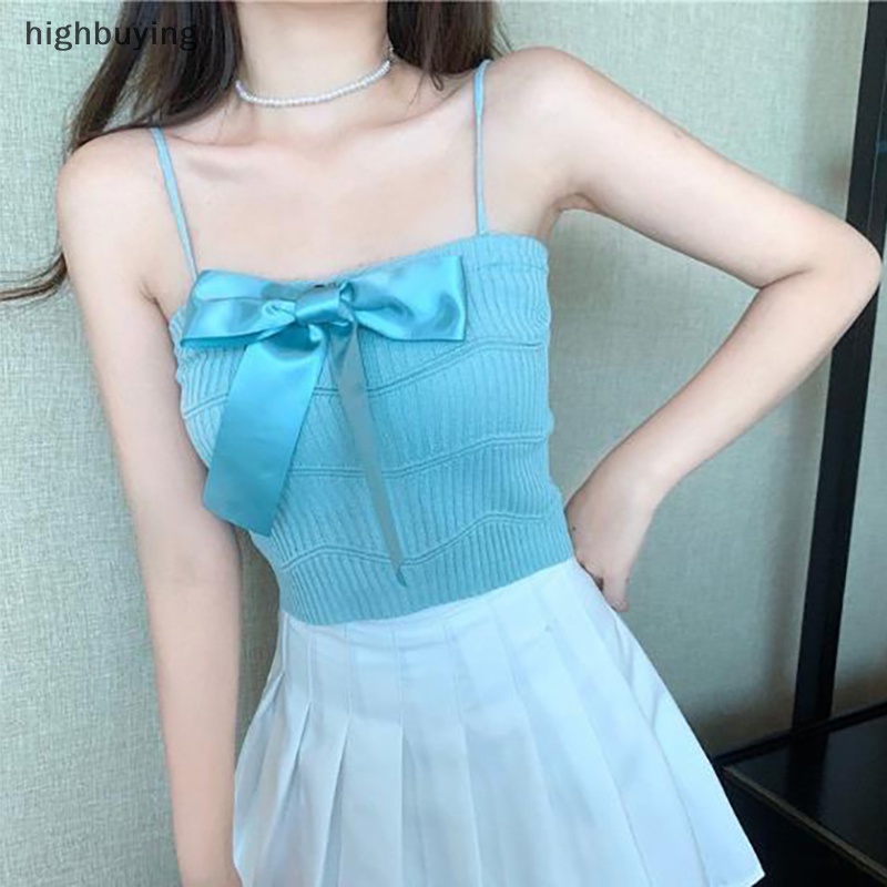 Áo Hai Dây Dệt Kim Quấn Ngực Thời Trang Quyến Rũ Cho Nữ