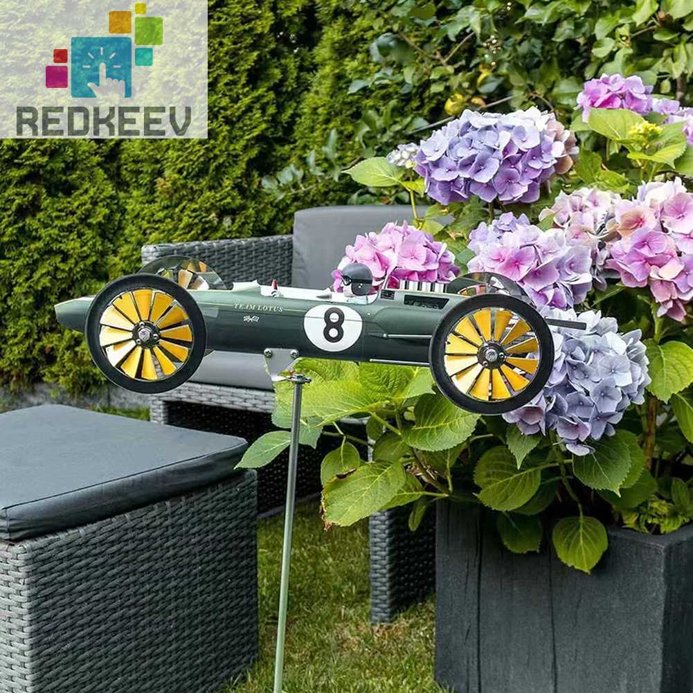 Cối Xay Gió Bằng Sắt Trang Trí Lối Đi Sân Vườn