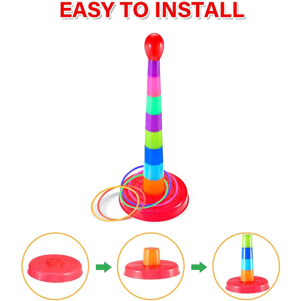 THROW CIRCLE TOY THROWING RING GAME CHILDREN CREATIVE EDUCATIONAL TOYS FOR KIDS GIFTS