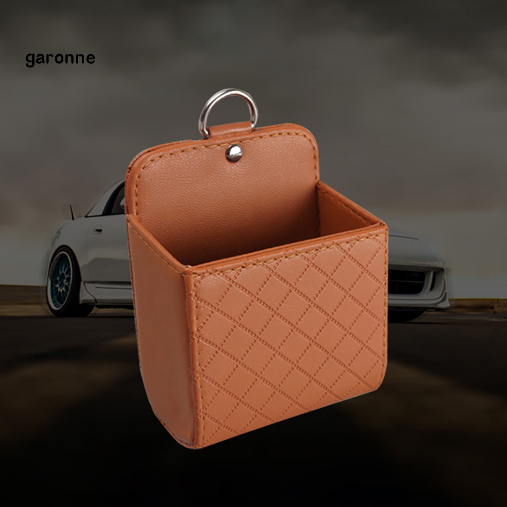 Giỏ Giả Da Đựng Vật Dụng Gắn Khe Điều Hòa Xe Hơi