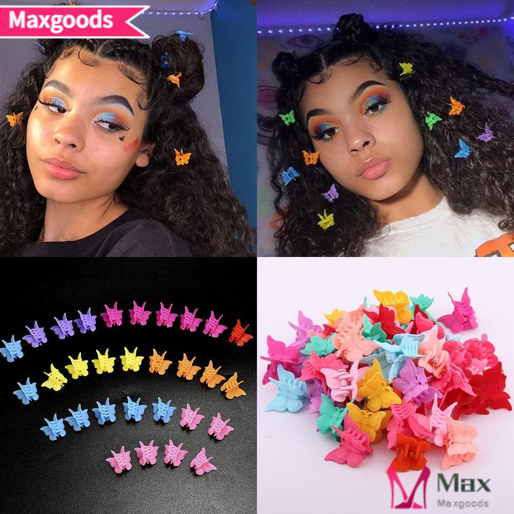 MAXG Set 20 / 50 / 100 Kẹp Tóc Hình Bướm Dễ Thương Cho Bé Gái