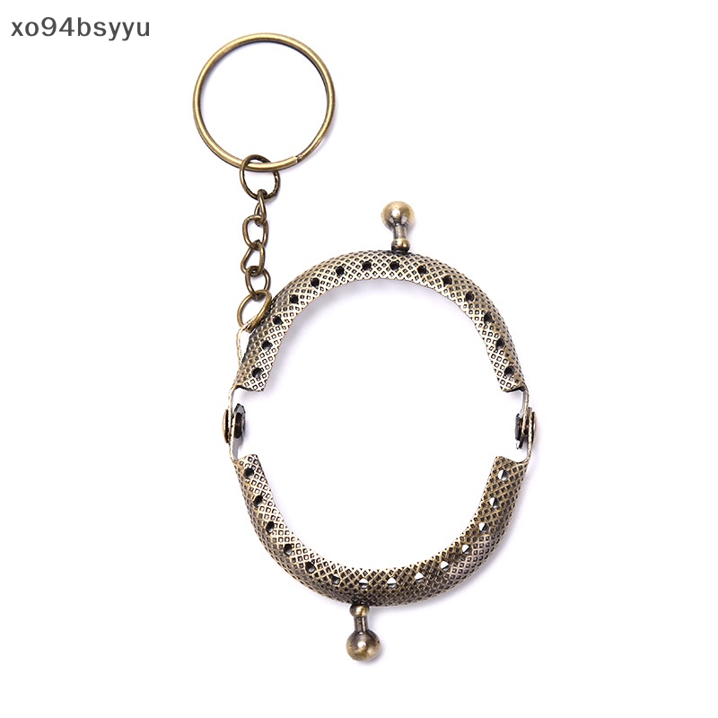 1 Khung Kim Loại Xo94Bsyu 5cm Gắn Ví / Móc Khóa DIY