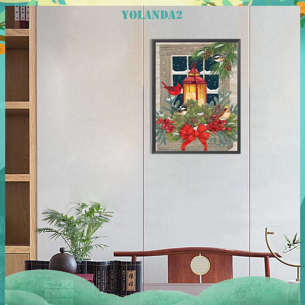 Tranh Đính Đá Kim Cương Toàn Bộ 5D DIY Hình Chim Sẻ