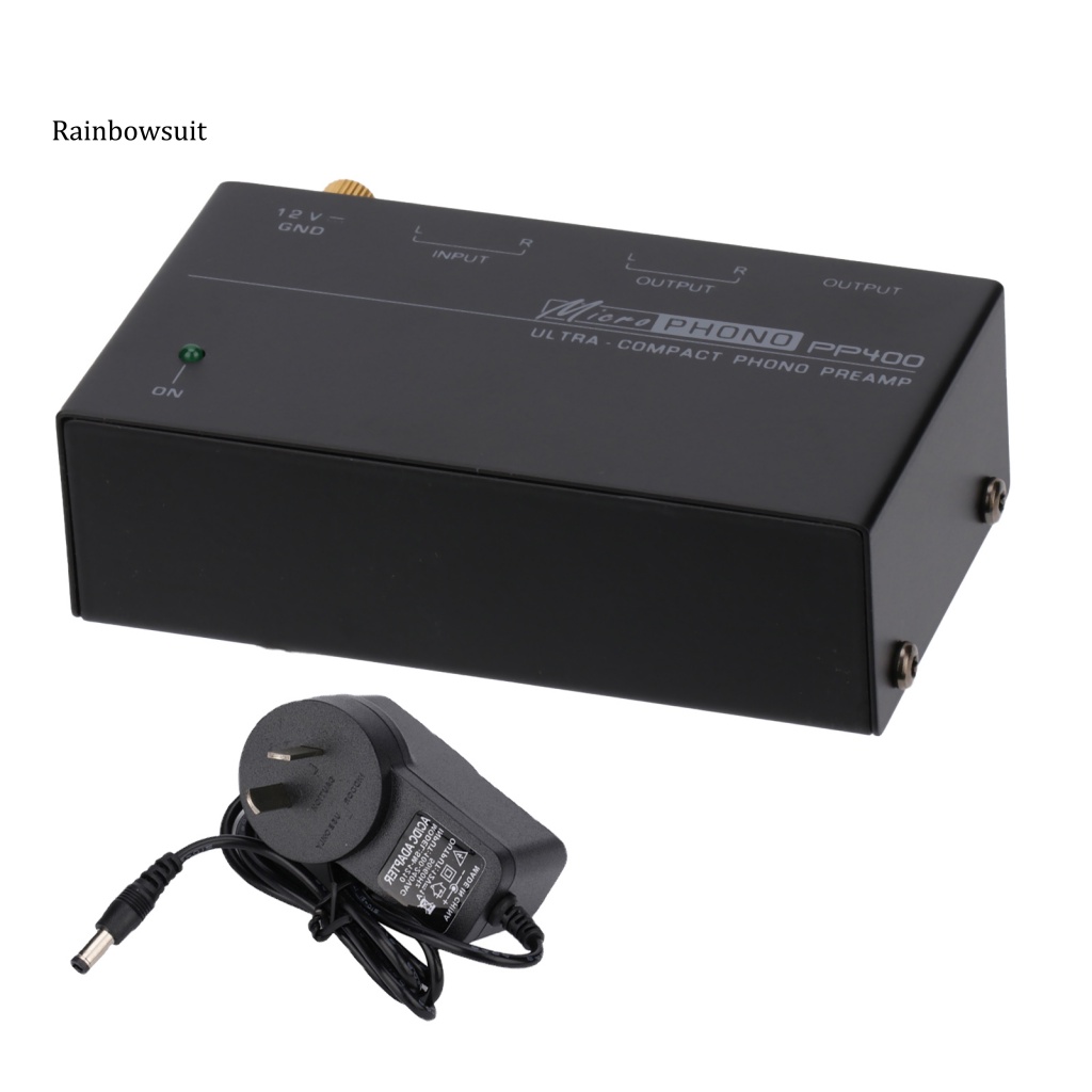 Bộ Khuếch Đại Âm Thanh PP400 Phono Preamp Mini Tiếng Ồn Thấp Đầu Vào RCA / Đầu Ra Bằng Kim Loại Cho Văn Phòng