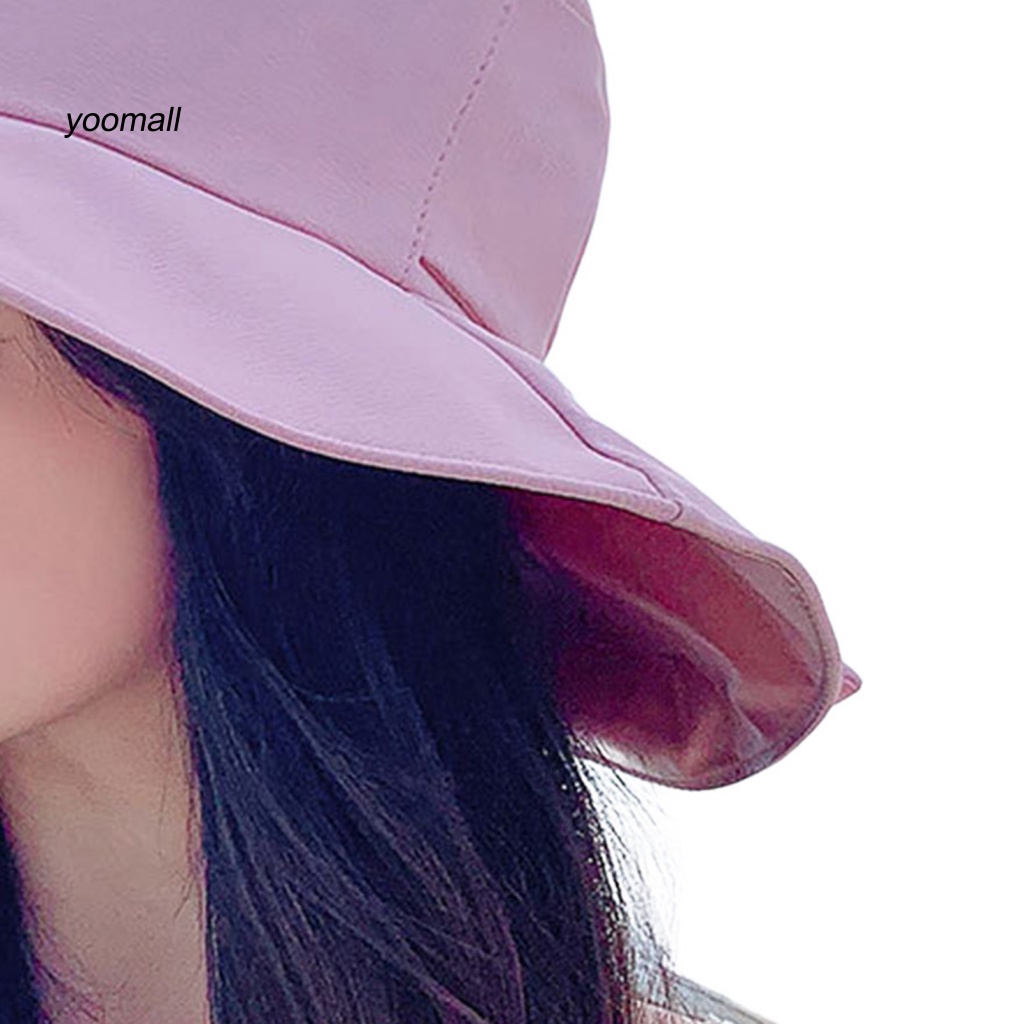 Nón Tai Bèo Vành Rộng Chống Tia UV Thoáng Khí Màu Sắc Đơn Giản Dành Cho Nữ