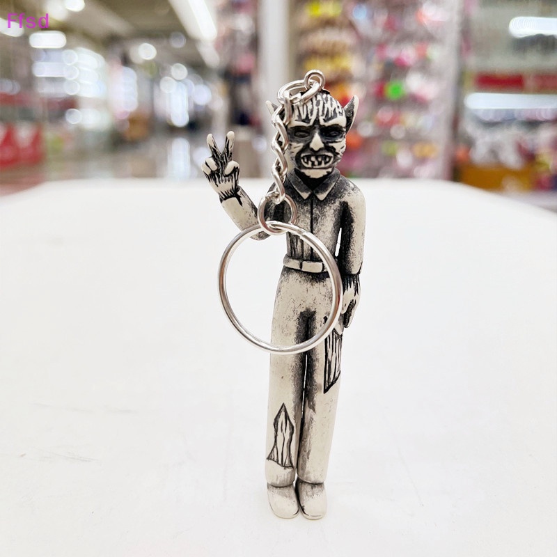 {Ffsd} Móc Khóa Cao Su Hình Quỷ Phong Cách Gothic Vintage Cho Nam / Nữ Trang / Túi Xách / Quà Tặng Halloween