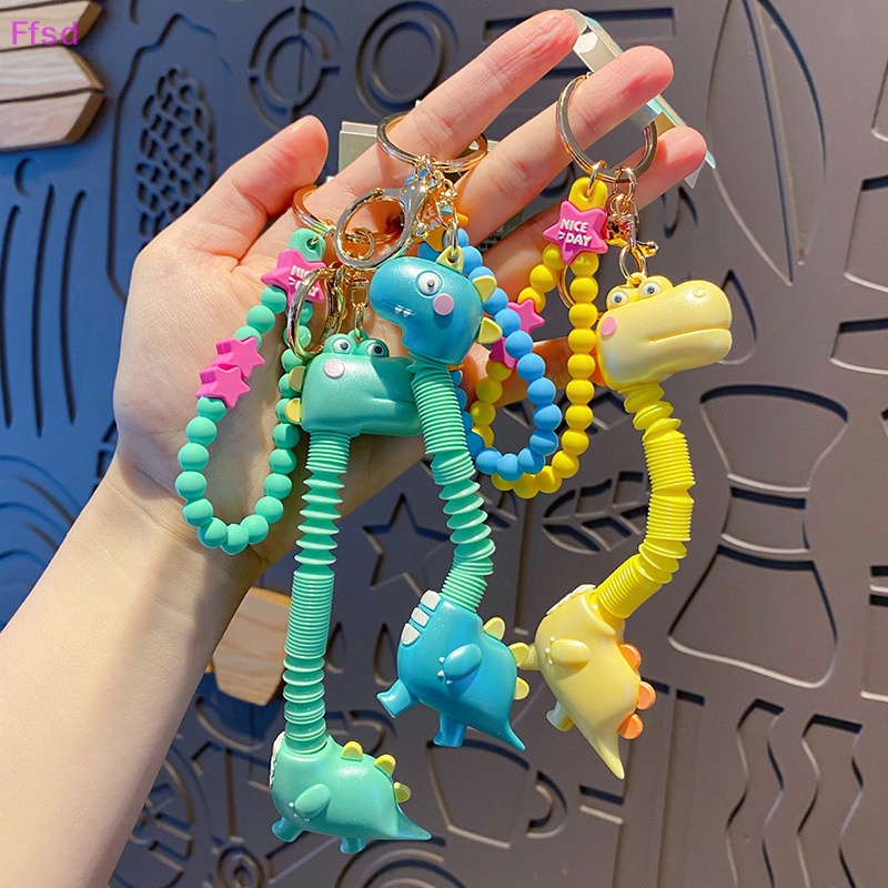 {Ffsd} Móc Khóa Búp Bê Khủng Long Miệng Dài Hoạt Hình Dễ Thương Cho Nam Và Nữ * Bán Chạy