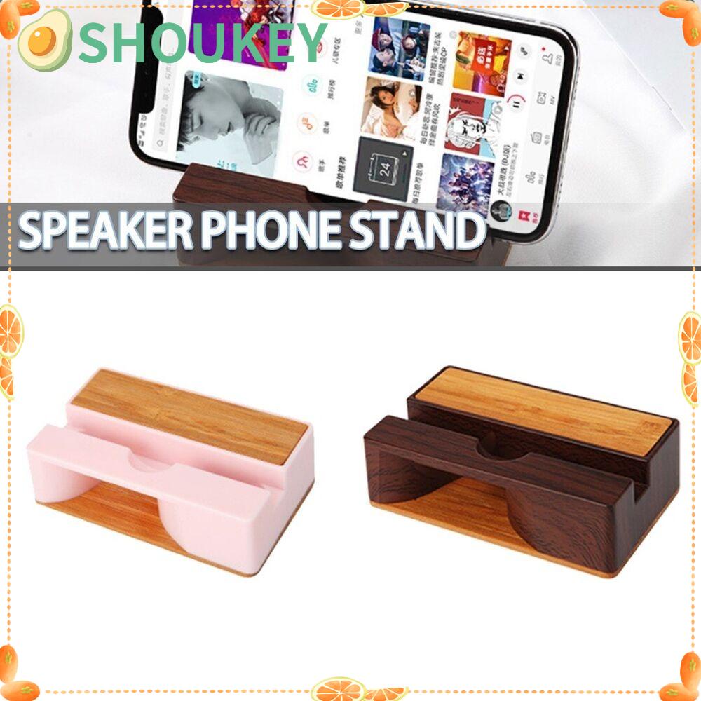 Giá Đỡ Điện Thoại Bằng Gỗ Tre Thông Dụng Cho SHOUKEY