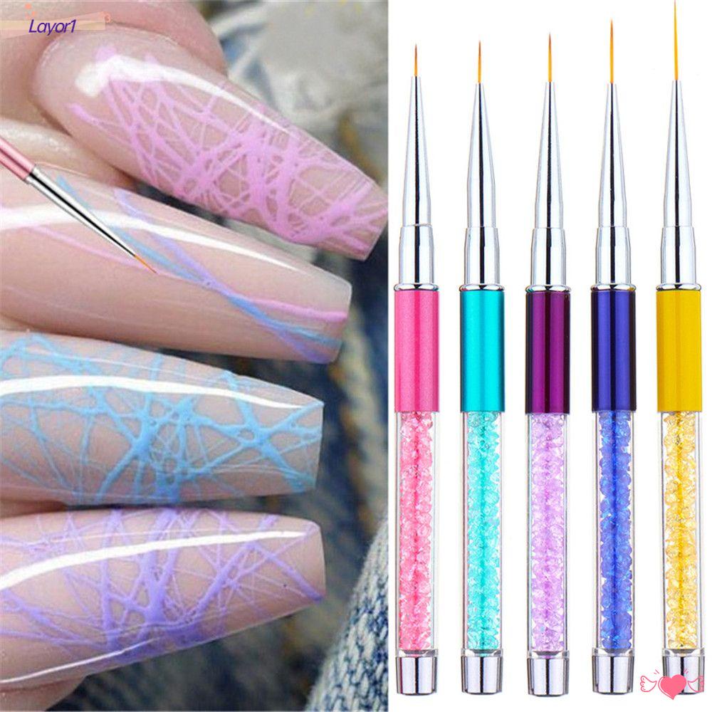 1 Bút Kẻ Mắt DIY Phong Cách Pháp Chất Lượng Cao|Bút Kẻ Sọc Caro Tay Cầm Bằng Nhựa Tiện Dụng