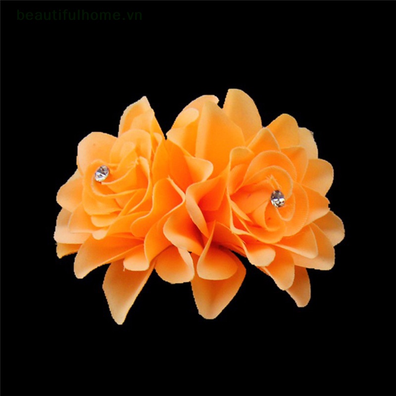 Kẹp Tóc Hoa Thời Trang Cho Cô Dâu Kẹp Tóc Thời Trang Hình Hoa Cho Nữ 1 Cái Phụ Kiện Trang Trí Xe Hơi Bằng Chất Liệu Wo Wo Wo
