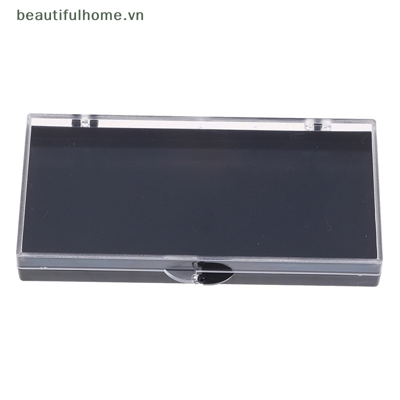 Hộp Đựng Lông Mi Giả Màu Đen Có Nắp Đậy Tiện Dụng