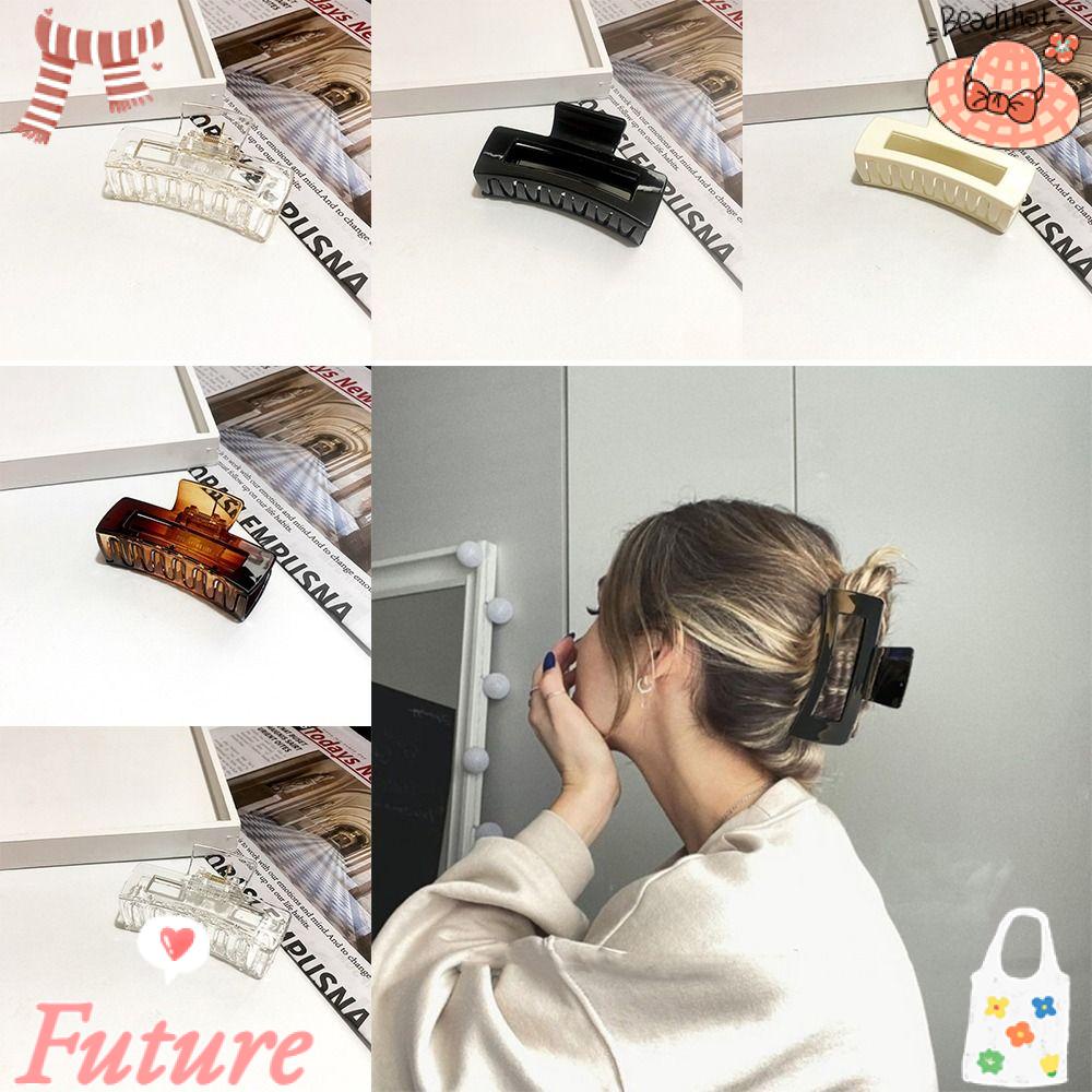 Set 5 Kẹp Càng Cua Bằng Nhựa Cứng Nhiều Màu Sắc Kích Thước Trung 2023 Dành Cho Bạn Nữ