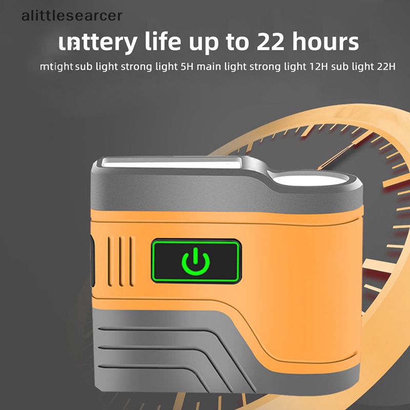 Đèn Led COB Cảm Ứng Ánh Sáng Ban Đêm Gắn Mũ Lưỡi Trai Cho Hoạt Động Câu Cá