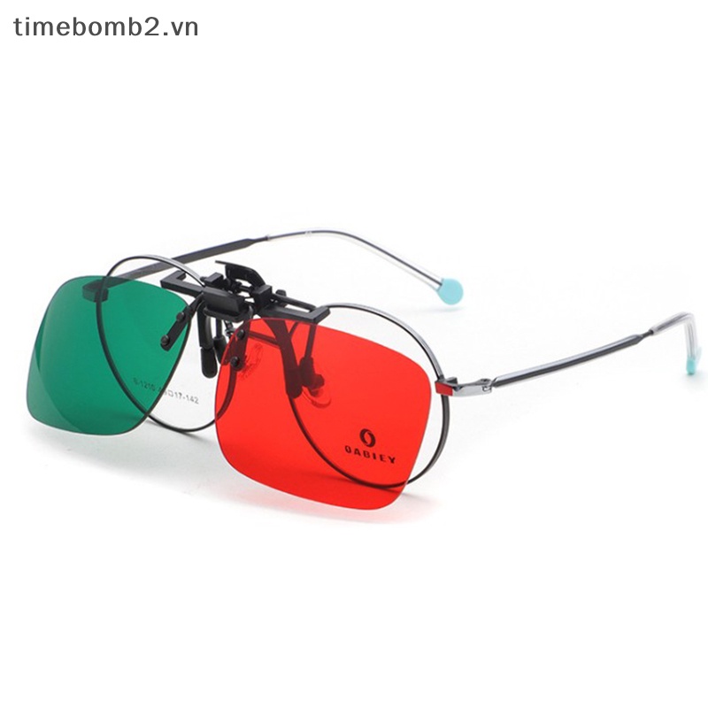 1x Kính Râm Chỉnh Sửa Tư Thế Kẹp Có Thể Gập Lại Màu Xanh Lá / Đỏ Dành Cho Trẻ Em