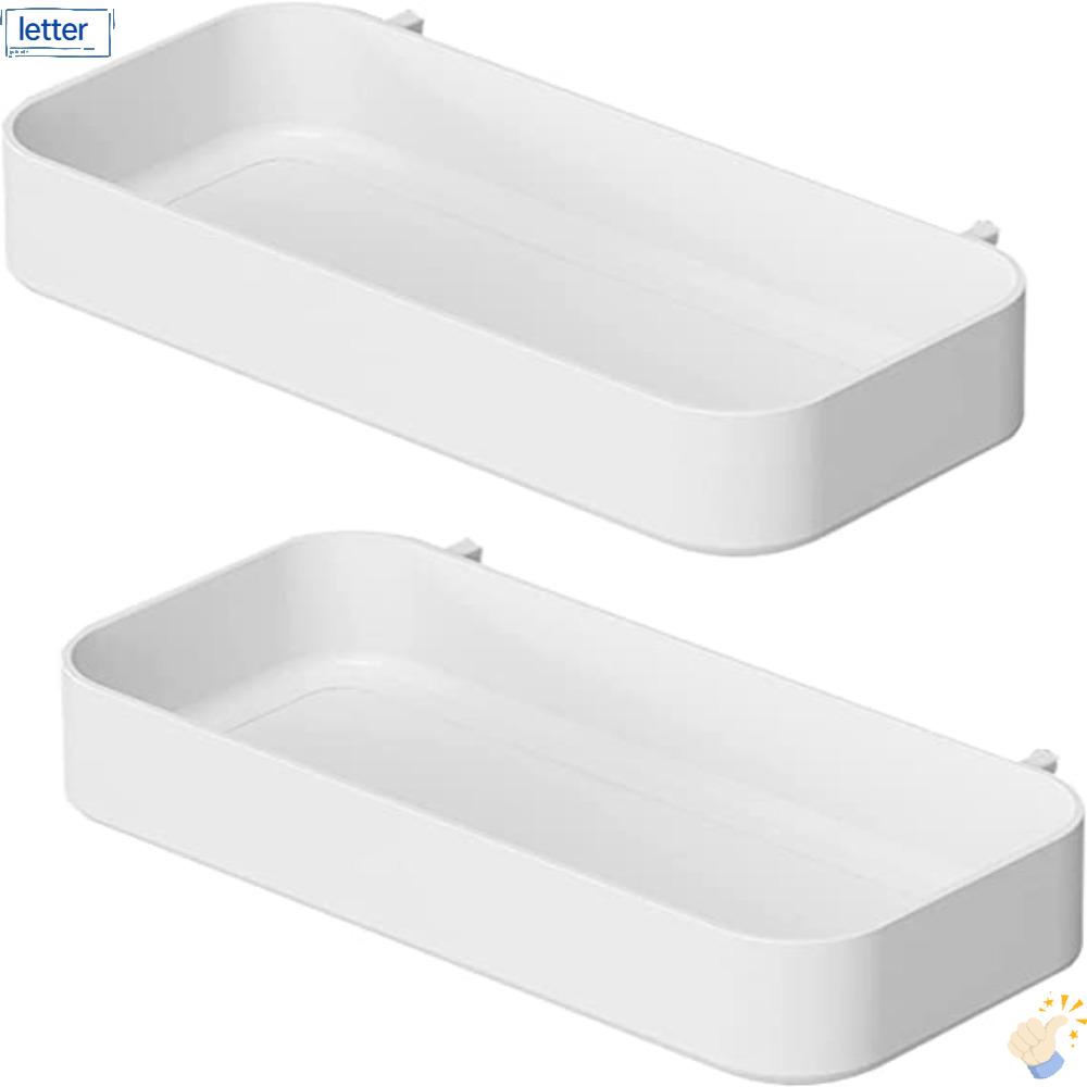 Set 2 Khay Đựng Đồ Dùng / Bảng Pegboard Màu Trắng Tiện Dụng Chất Lượng Cao