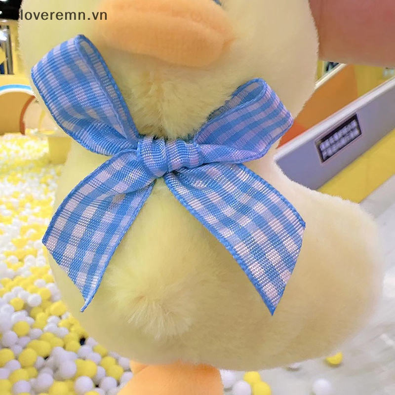 1 Móc Khóa Hình Vịt Nhồi Bông Đáng Yêu Mềm Mại 12cm