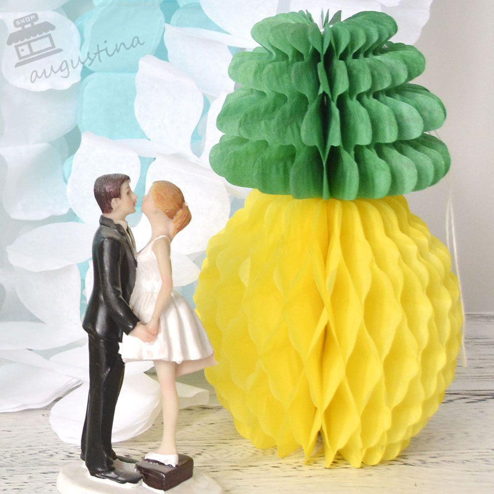 Dây Treo Trang Trí Tiệc Sinh Nhật DIY Hình Quả Dứa AUGUSTINA Fiesta Phong Cách Hawaii