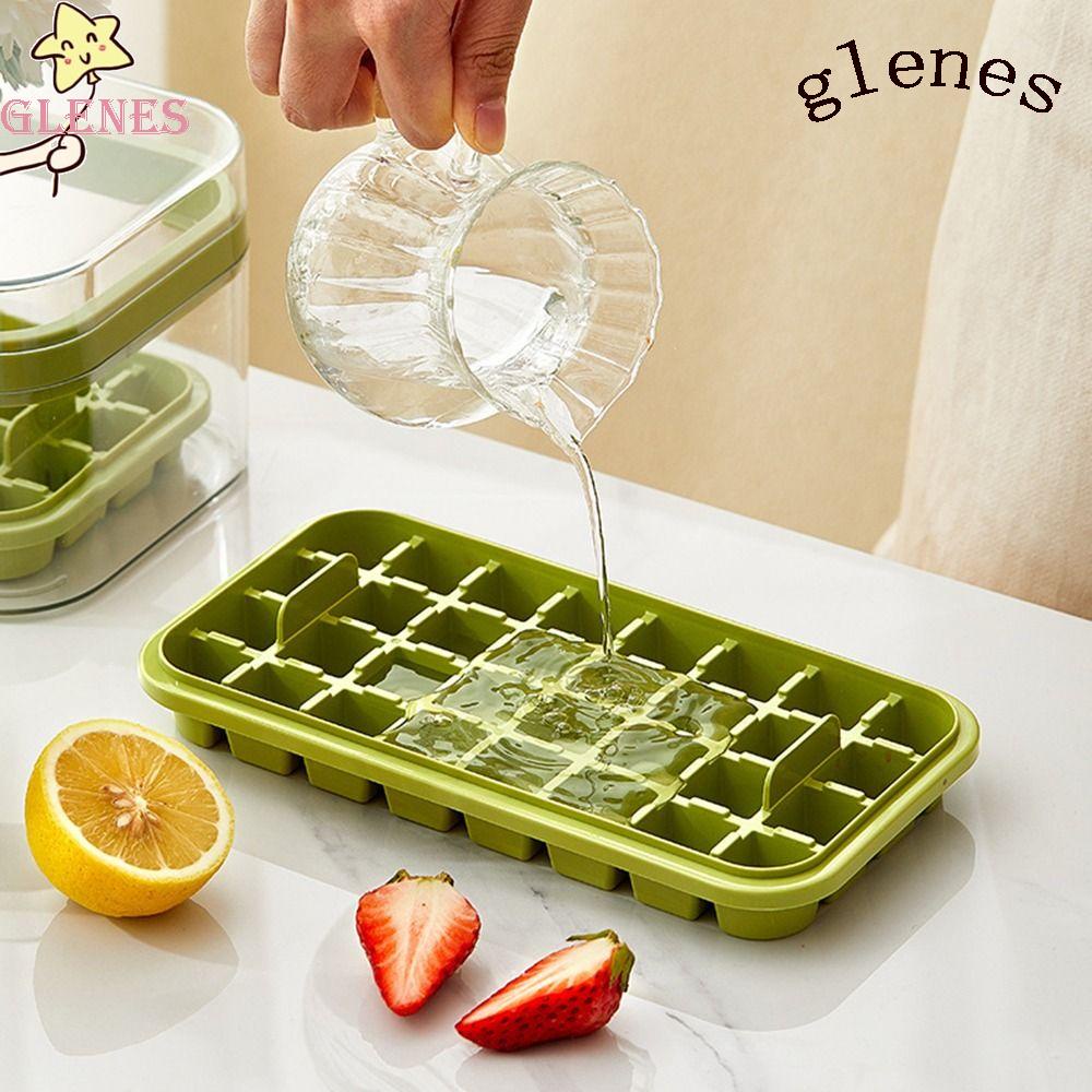 Khuôn Làm Kem Que Có Nắp Và Thùng Nhựa Dễ Tháo Rời DIY