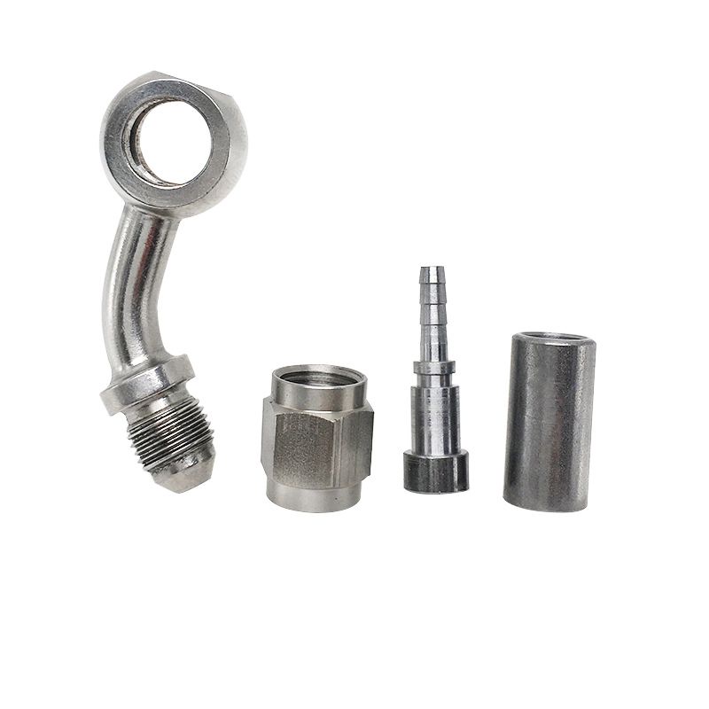 Đầu Ống Dẫn Dầu Phanh 0 / 28 / 75 Độ M10 Bằng Inox Chuyên Dụng Cho Xe Mô Tô