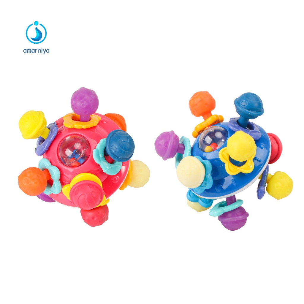 Đồ Chơi Bóng Lục Lạc Manhattan Bề Mặt Mịn Phát Triển Âm Thanh Ảo Thuật Cho Trẻ Mẫu Giáo