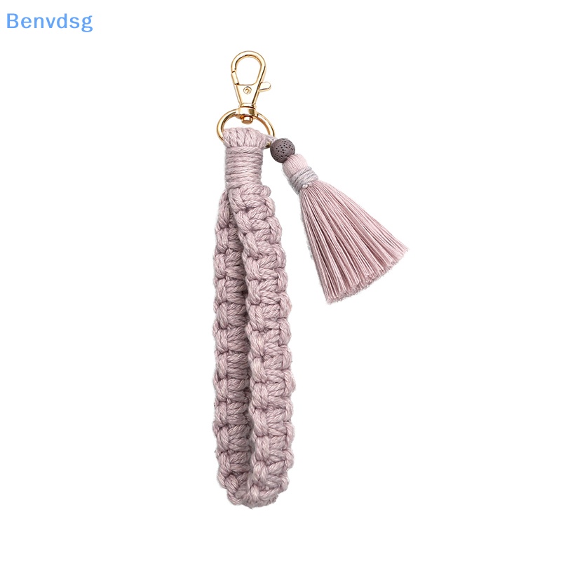 Dây Móc Điện Thoại / Móc Khóa Macrame DIY Bằng Cotton Đan Chống Thất Lạc Cho Nữ