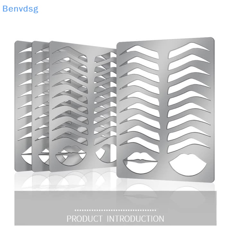 Benvdsg > Thẻ Khuôn Vẽ Lông Mày / Môi Có Thể Tái Sử Dụng Cho Người Mới Bắt Đầu