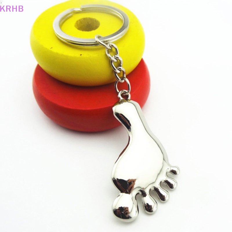 Móc Khóa Kim Loại Mạ Bạc Chất Lượng Cao Mới