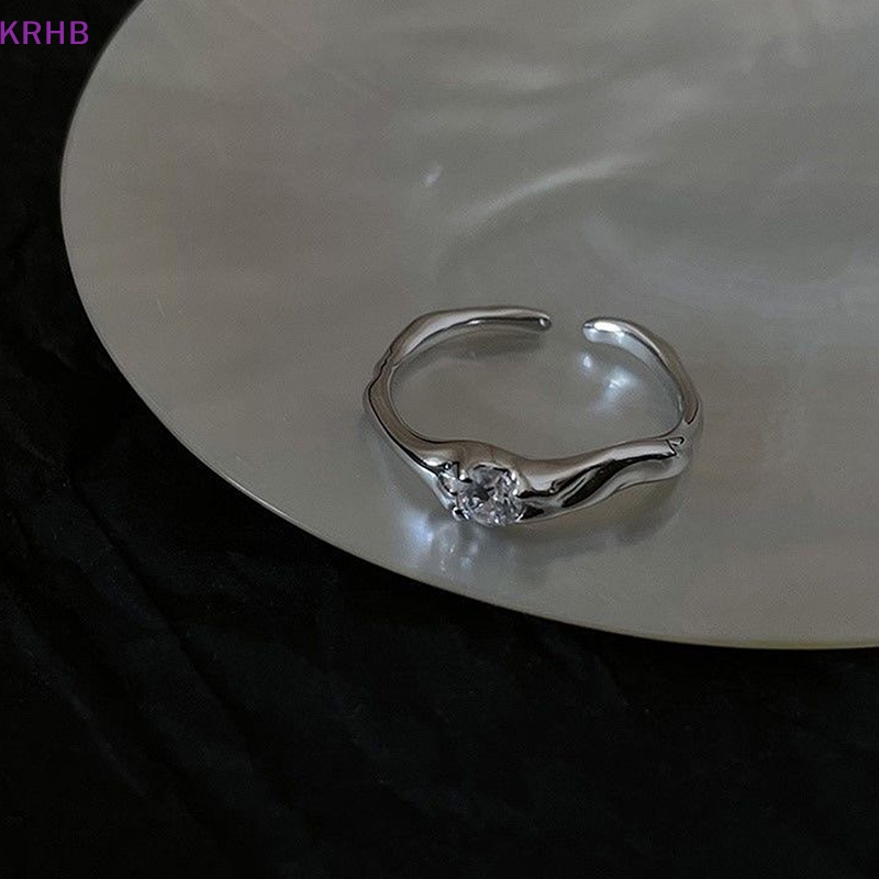 Nhẫn Hợp Kim Đính Đá Zircon Phong Cách Gothic Cổ Điển Cho Nữ Mới